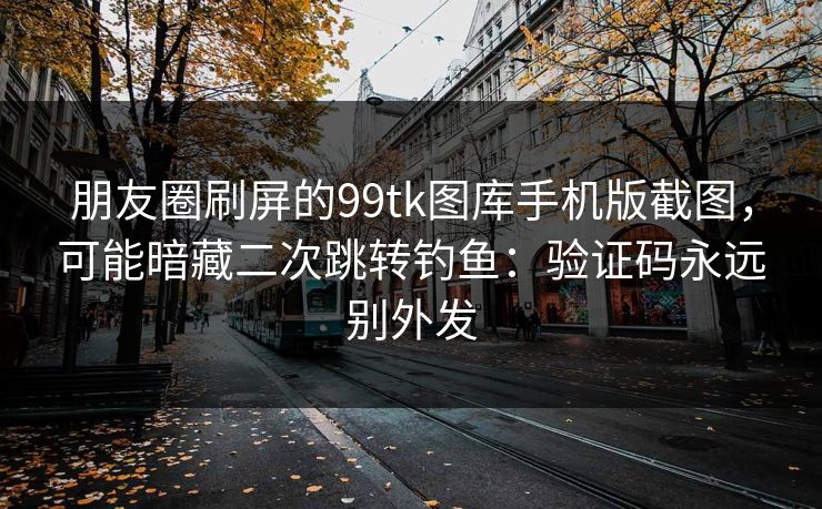 朋友圈刷屏的99tk图库手机版截图，可能暗藏二次跳转钓鱼：验证码永远别外发